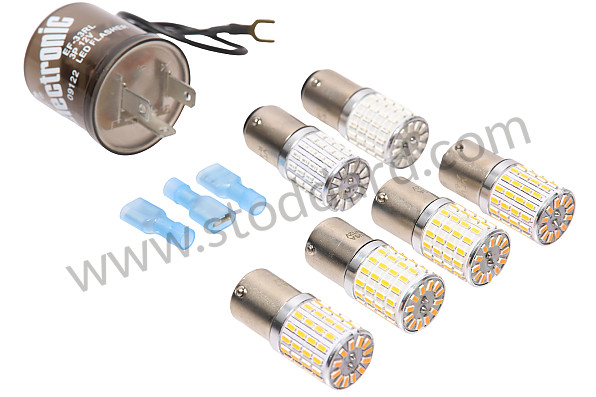 VIN90111112 - Complete LED 12V Exterior Light Set for Amber (Euro) 356 Late&Acirc;&nbsp;Pre A (1953-1954) for Porsche 